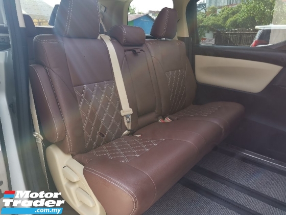 2019 TOYOTA ALPHARD 2.5 X GOLD COLOUR SUNROOF/8 SEATS/2 POWER DOOR